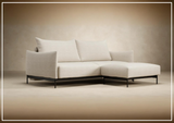 Innovation Living Malloy 2-Seater Fabric Sofa Bed With Ottoman