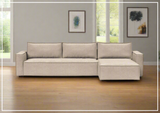 Innovation Living Newilla Fabric L-Shape Sectional Sleeper Sofa