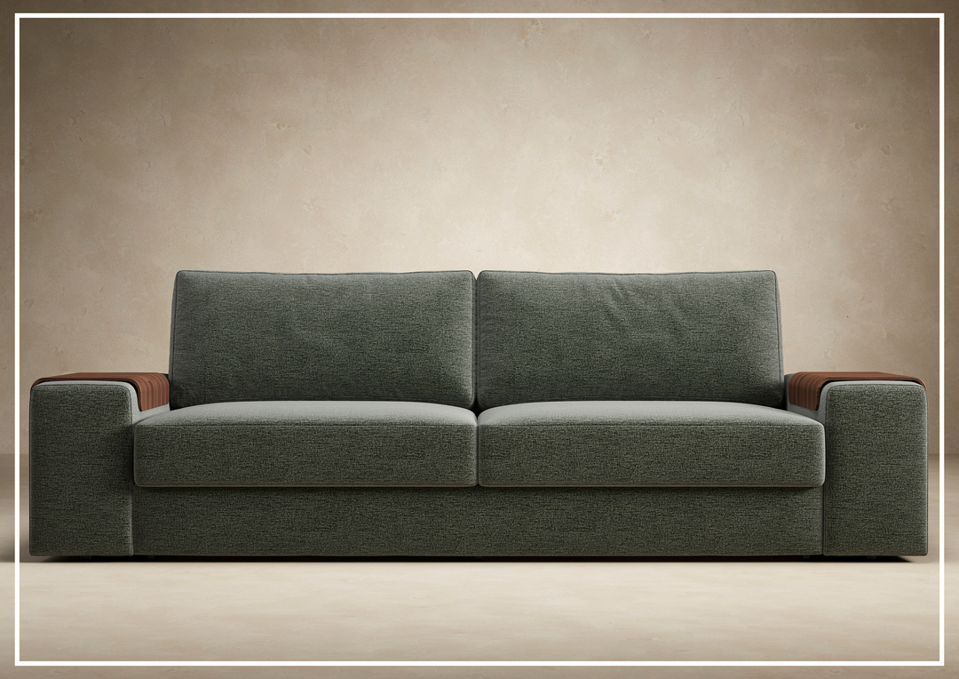 Innovation Living Vilander Fabric 3-seater Full-Sized Sofa Bed (Green/Gray/Beige)