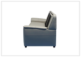 Klaussner Verenzo Leather Queen Sleeper With Memory Foam Mattress