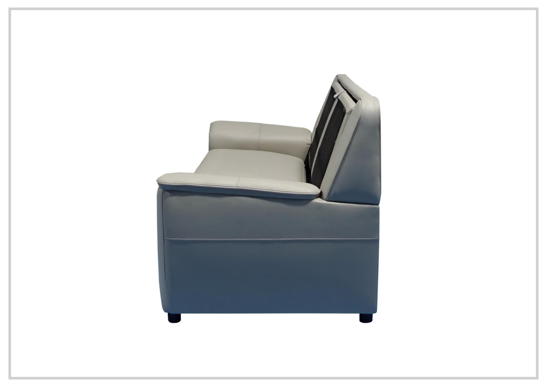Klaussner Verenzo Leather Queen Sleeper With Memory Foam Mattress