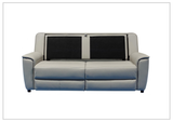 Klaussner Venza Leather Queen Sleeper With Memory Foam Mattress - SOFABED