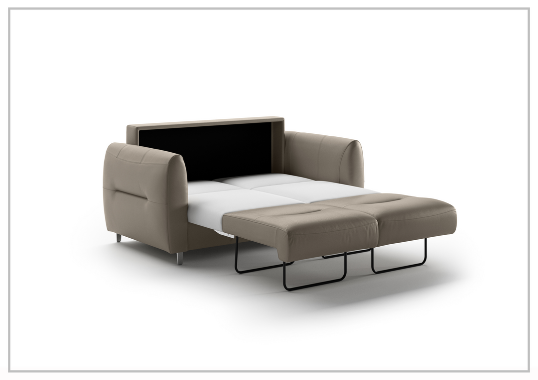 Luonto Jamie 2-Seater Leather Loveseat Sleeper (Queen Size)-SOFABED
