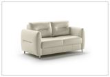 Luonto Jamie 2-Seater Leather Loveseat Sleeper (Queen Size)