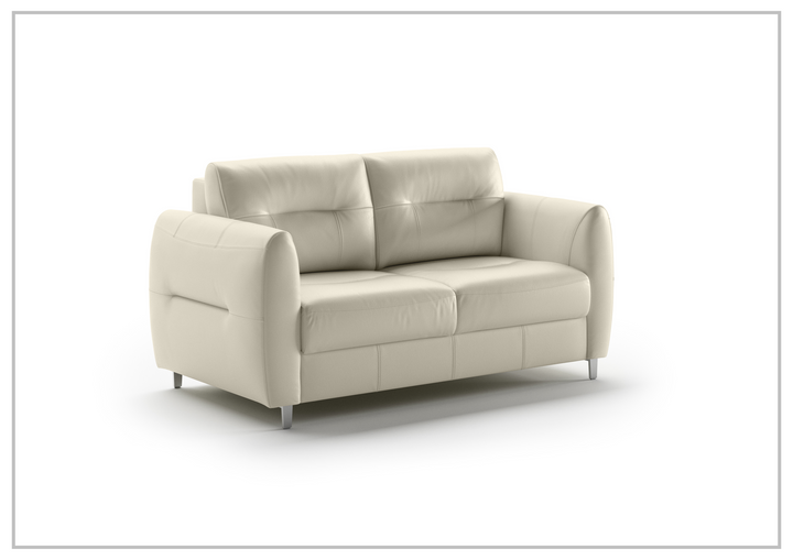 Luonto Jamie 2-Seater Leather Loveseat Sleeper (Queen Size)
