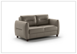 Luonto Jamie 2-Seater Leather Loveseat Sleeper (Queen Size)