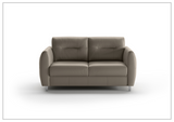 Luonto Jamie 2-Seater Leather Loveseat Sleeper (Queen Size)