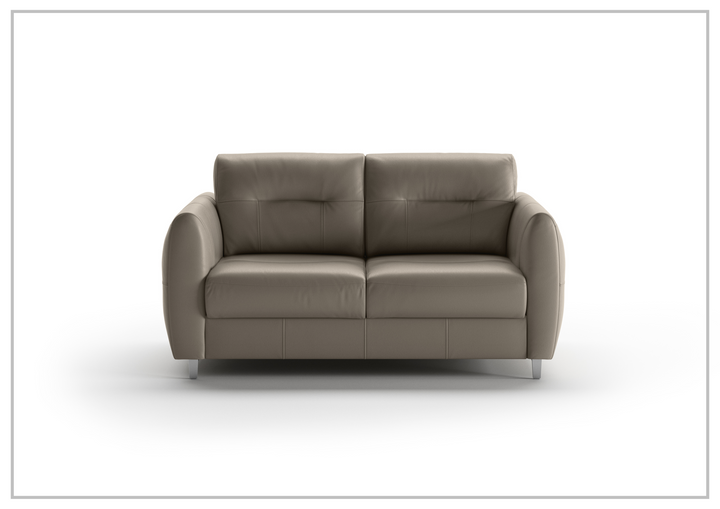 Luonto Jamie 2-Seater Leather Loveseat Sleeper (Queen Size)