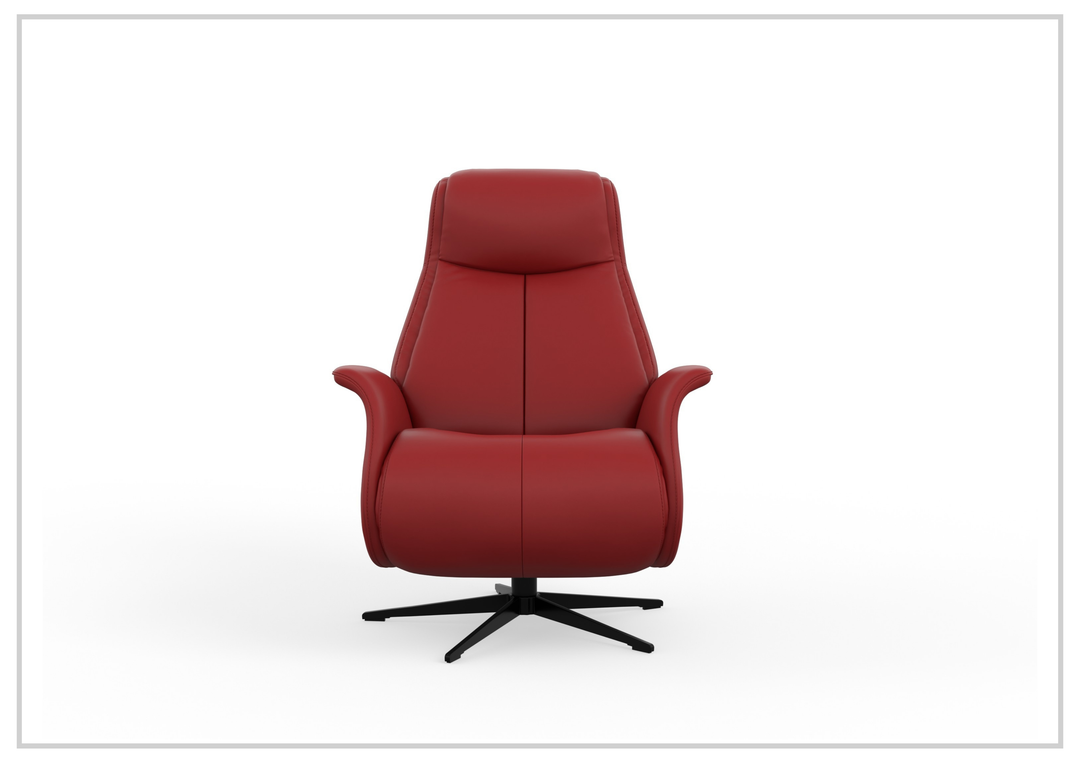 Fjords Jakob Leather Dual Motorized Recliner With Swivel Base