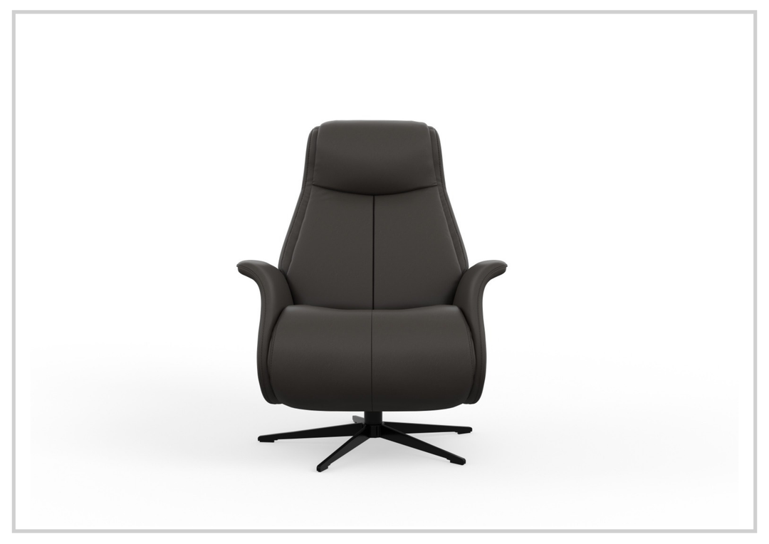 Fjords Jakob Leather Dual Motorized Recliner With Swivel Base