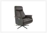 Fjords Jakob Leather Dual Motorized Recliner With Swivel Base
