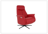 Fjords Jakob Leather Dual Motorized Recliner With Swivel Base