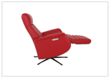 Fjords Jakob Leather Dual Motorized Recliner With Swivel Base