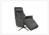 Fjords Jakob Leather Dual Motorized Recliner With Swivel Base