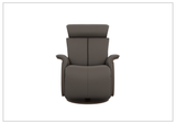Fjords Jewel Leather Recliner Chair with Swivel & Gliding Motion-Sofabed