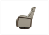 Fjords Jewel Leather Recliner Chair with Swivel & Gliding Motion-Sofabed