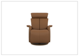 Fjords Jewel Leather Recliner Chair with Swivel & Gliding Motion-Sofabed