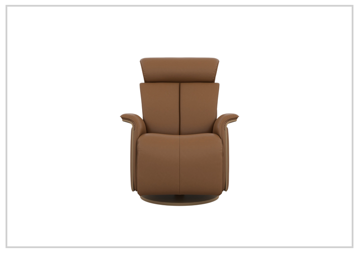 Fjords Jewel Leather Recliner Chair with Swivel & Gliding Motion-Sofabed
