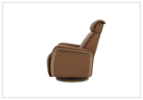 Fjords Jewel Leather Recliner Chair with Swivel & Gliding Motion-Sofabed
