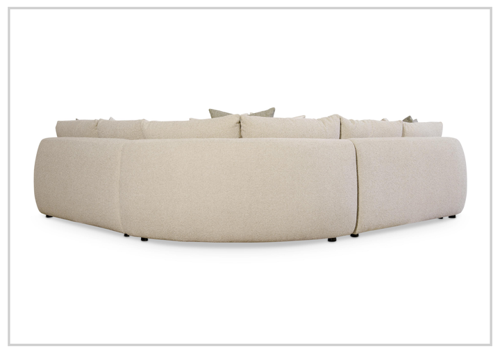 Bernhardt Jules Fabric Sectional Sofa With Throw Pillows