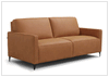 Wigan Luxury Gray Italian Leather Queen Sofa Bed