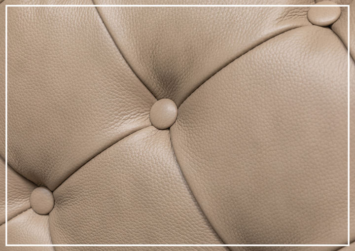 Kathy Ireland Leather Callas 3-Seater Light Gray Leather Queen Sleeper Sofa- Sofabed