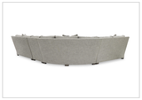 Bernhardt Keirnan Fabric Sectional With Accent Pillows