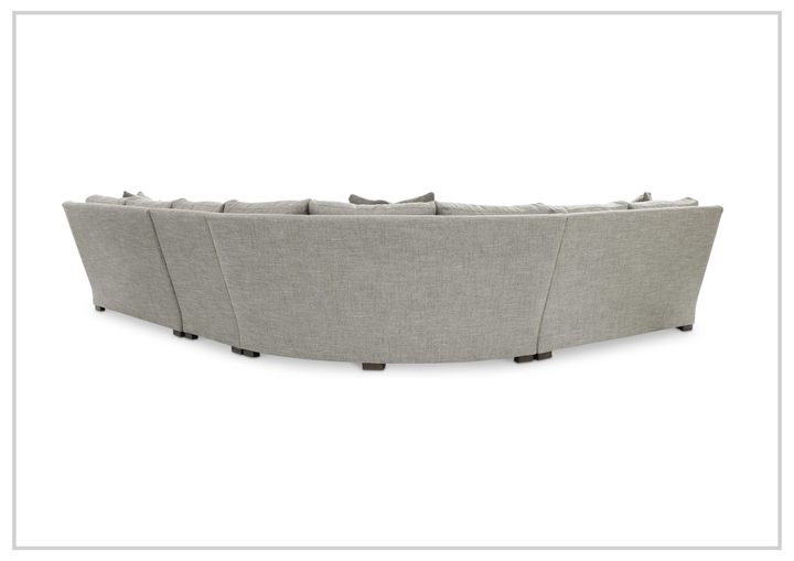 Bernhardt Keirnan Fabric Sectional With Accent Pillows