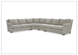 Bernhardt Keirnan Fabric Sectional With Accent Pillows