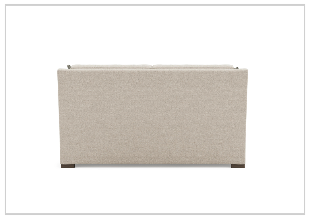 Keirnan Gray Fabric Loveseat | Rolled Arm | Bernhardt - SOFABED