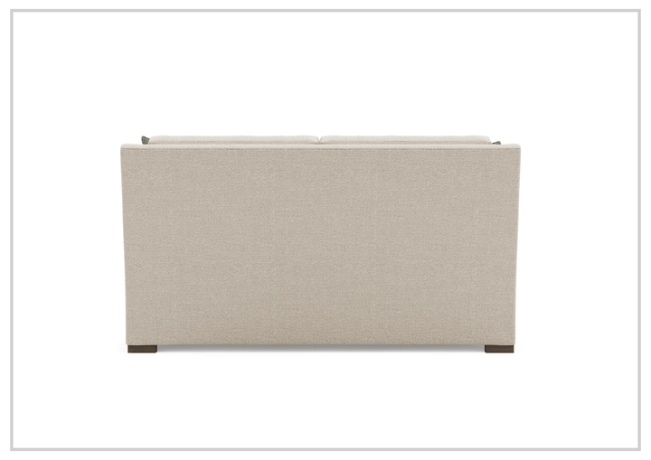 Keirnan Gray Fabric Loveseat | Rolled Arm | Bernhardt - SOFABED