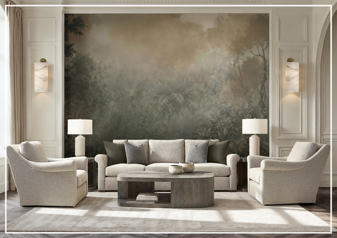 Bernhardt Keirnan Gray Fabric Sofa With Rolled Arms - SOFABED