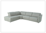 Klaussner Arlo Fabric Power Recliner Sectional Sofa with Chaise-Sofabed