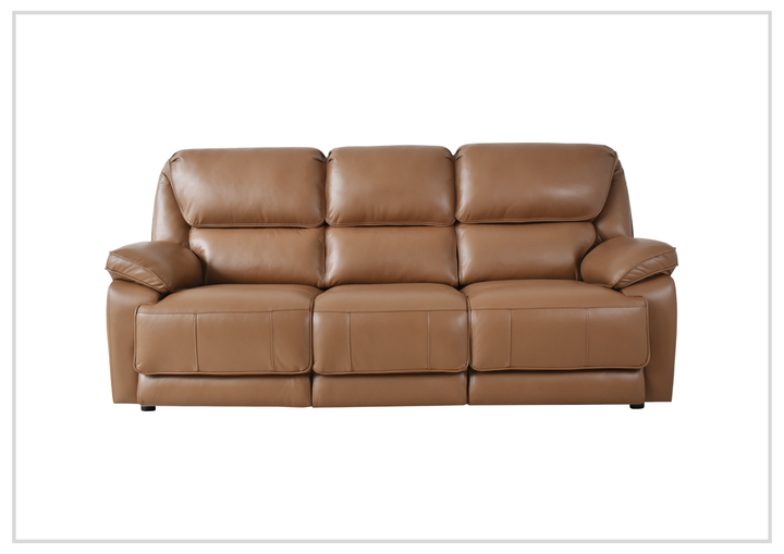 Klaussner Novera Leather 3 Seater Queen Sleeper Sofa