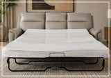 Klaussner Arvello Leather Match 3 Seater Queen Sleeper Sofa-Sofabed