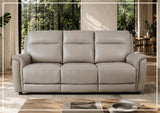 Klaussner Arvello Leather Match 3 Seater Queen Sleeper Sofa-Sofabed