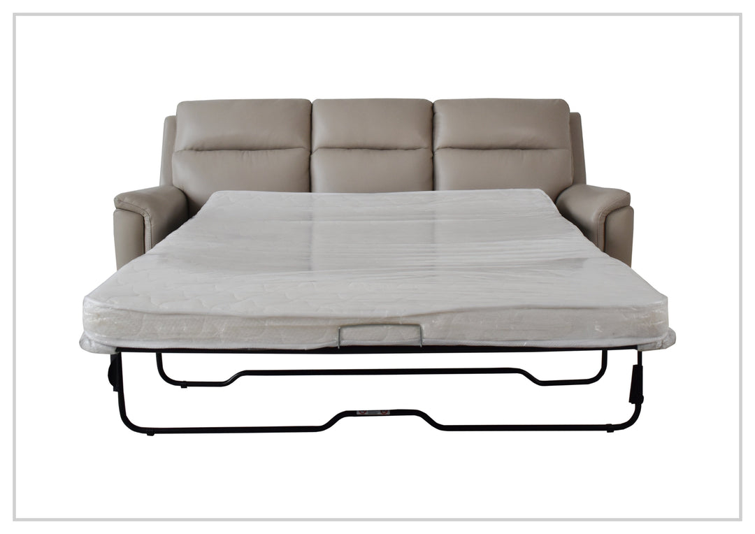 Klaussner Arvello Leather Match 3 Seater Queen Sleeper Sofa-Sofabed