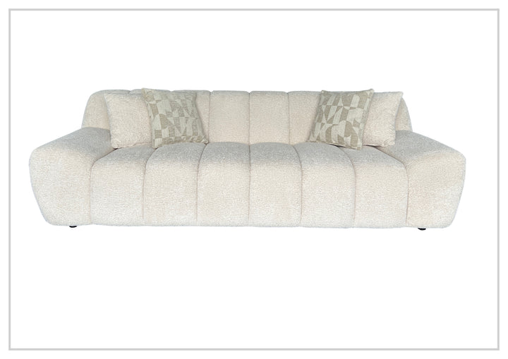 Klaussner Bellanzo Fabric Sofa with Deep Tufted Seats & Square Arms-SofaBed
