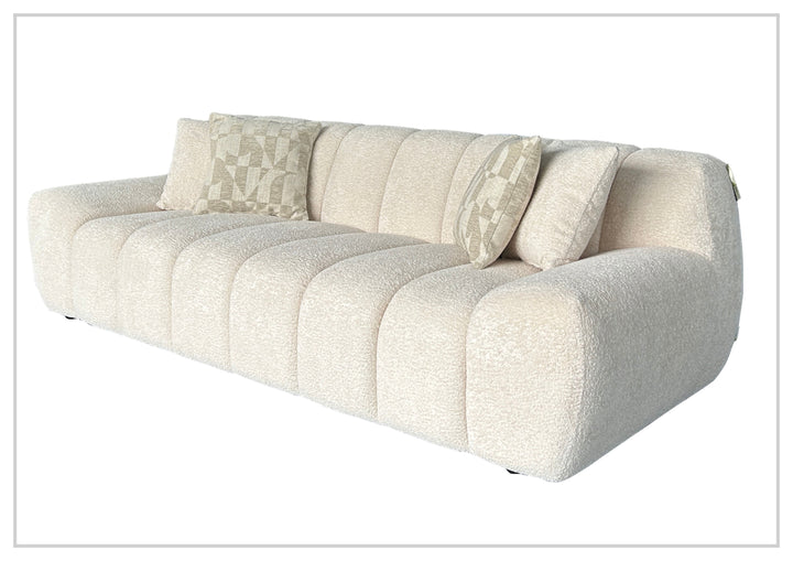 Klaussner Bellanzo Fabric Sofa with Deep Tufted Seats & Square Arms-SofaBed