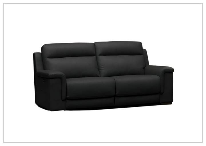 Klaussner Delano Black Power Recliner Sofa With USB Port-Sofabed