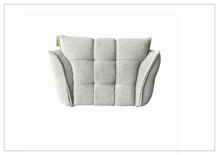 Klaussner Faviano Fabric Curved Chair with Soft Sculpted Arms-SofaBed
