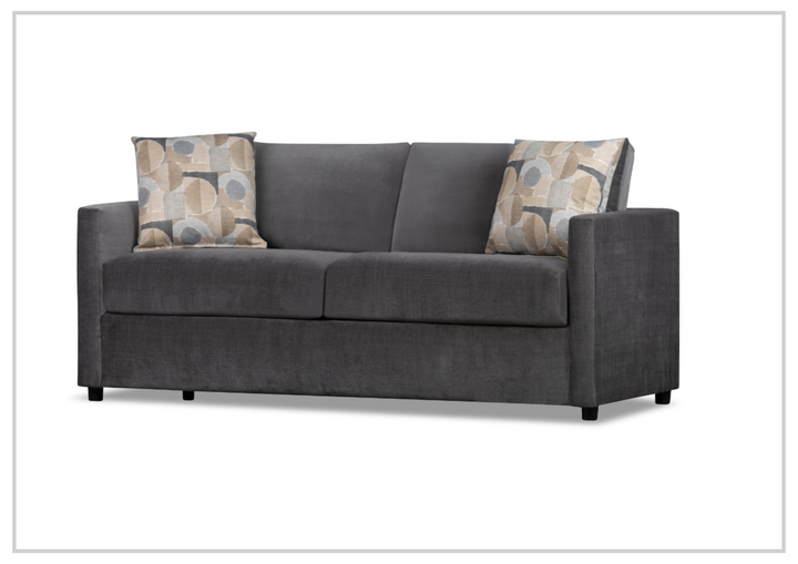 Klaussner Garrin Fabric Queen Sleeper with Track Arms-Sofabed