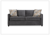 Klaussner Garrin Fabric Queen Sleeper with Track Arms-Sofabed