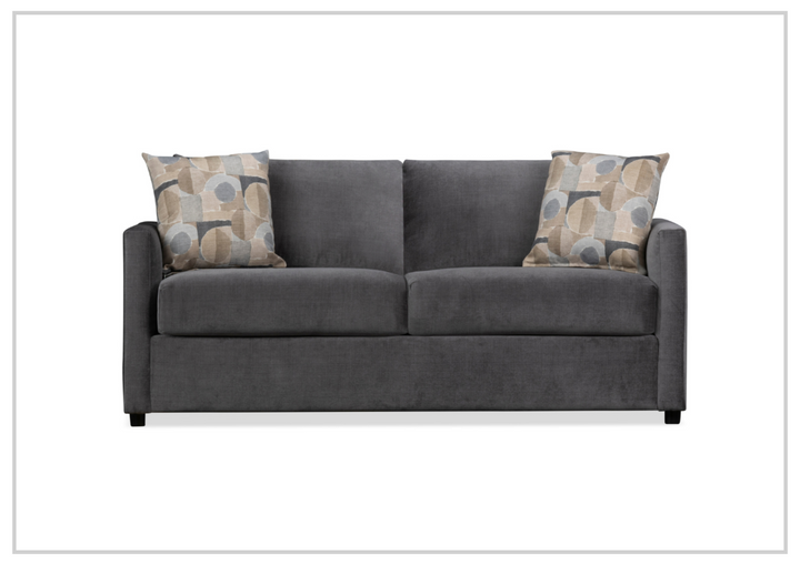 Klaussner Garrin Fabric Queen Sleeper with Track Arms-Sofabed