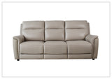 Klaussner Geneva Leather Match 3 Seater Queen Sleeper Sofa-Sofabed