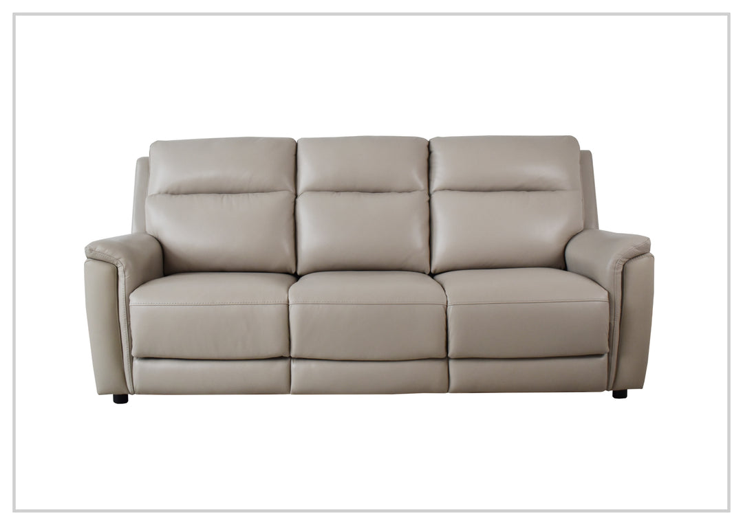 Klaussner Geneva Leather Match 3 Seater Queen Sleeper Sofa-Sofabed