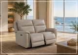 Klaussner Geneva Leather Match Power Reclining Living Room Set-Sofabed