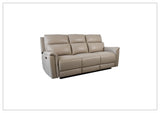 Klaussner Geneva Leather Match Power Reclining Living Room Set-Sofabed