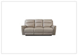 Klaussner Geneva Leather Match Power Reclining Living Room Set-Sofabed