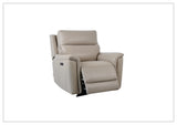 Klaussner Geneva Leather Match Power Reclining Living Room Set-Sofabed